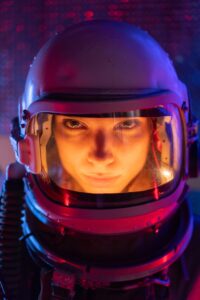 headshot of woman in a spacesiot